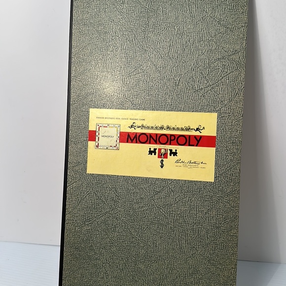 1935-1946 MONOPOLY Parker Brothers Board Game Vintage for Pieces SEE PICTURES - Picture 6 of 8